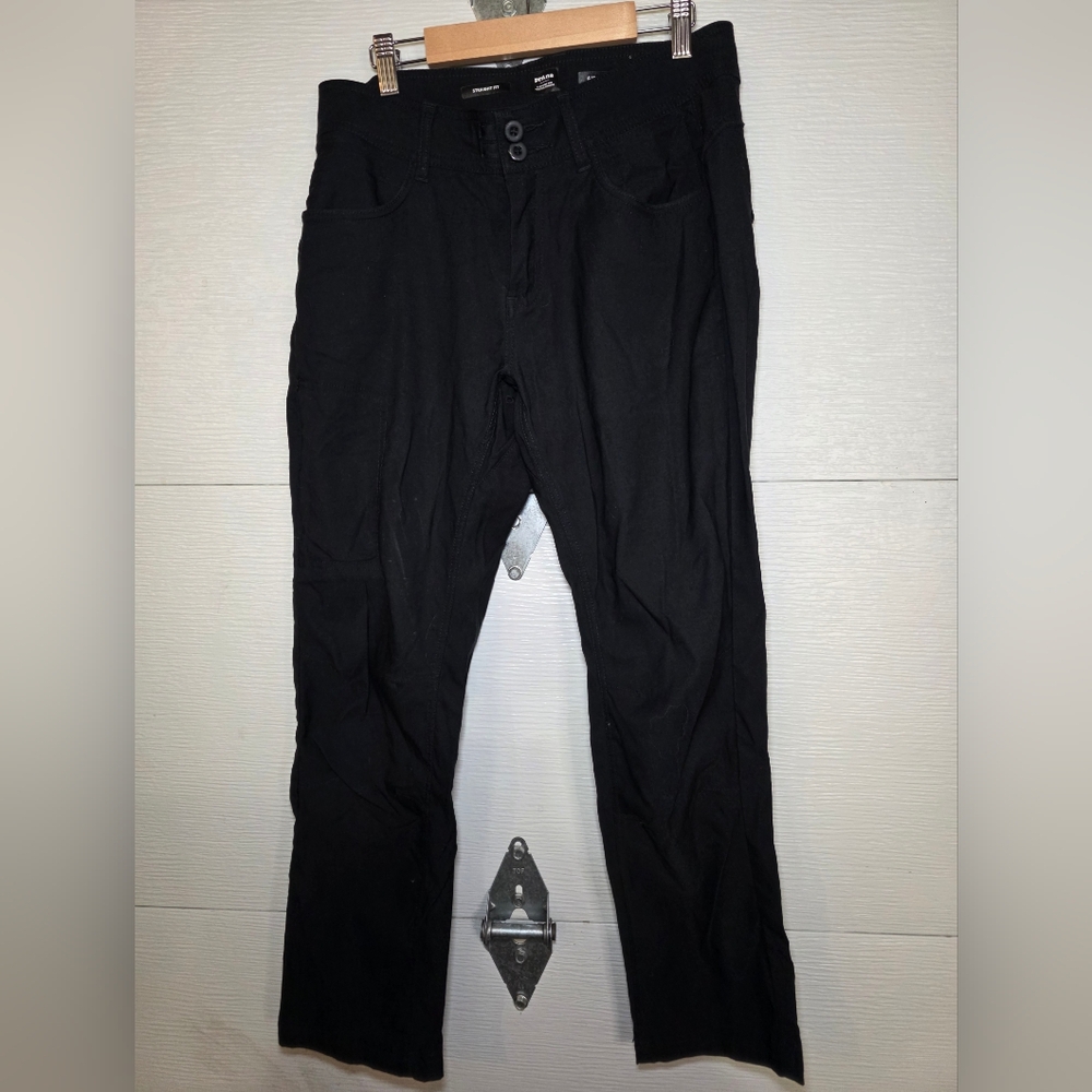Prana Black Buttoned Pants